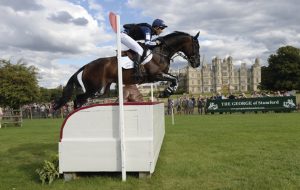 Jonathan Jock Paget riding CLIFTON PROMISE during the cross country phase of The Land Rover Burghley Horse Trials, Stamford UK, September, 2013