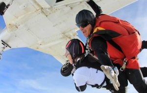 Natasha Baker skydive