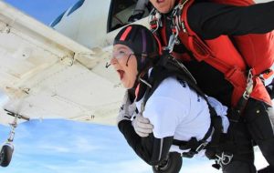 Natasha Baker skydive