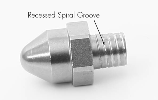 Recessed-Spiral-Groove