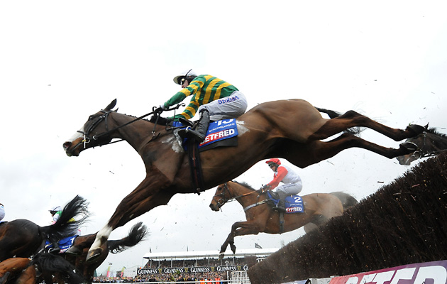 Cheltenham Festival Day 4 16.03.12 Race 4 Winner Synchronised Tony McCoy up