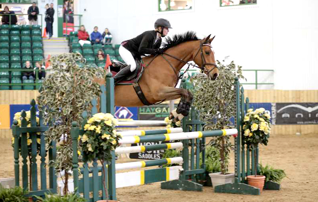 Class 9 Joshua Jones UK Discovery Championship winner Emma-Jo Slater and Nina Phin