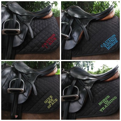 3. Warning Saddle Pads