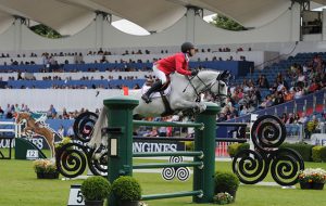 Kent Farrington riding at Dublin grand prix