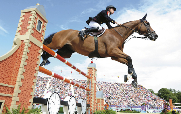 SHOW JUMPING GOLD MEDALISTS NICK SKELTON - BEH MAHER - SCOTT BRASH - PETER CHARLES