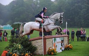 Nana Dalton riding ELITE SYNCOPATION in the CIC*** during the Cross Country at Bramham International in Bramham Park, Wetherby, West Yorkshire, UK 5-8th June 2014