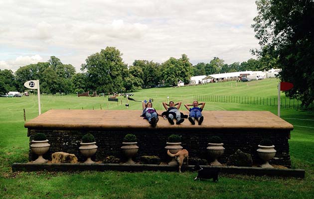Burghley let up fence!