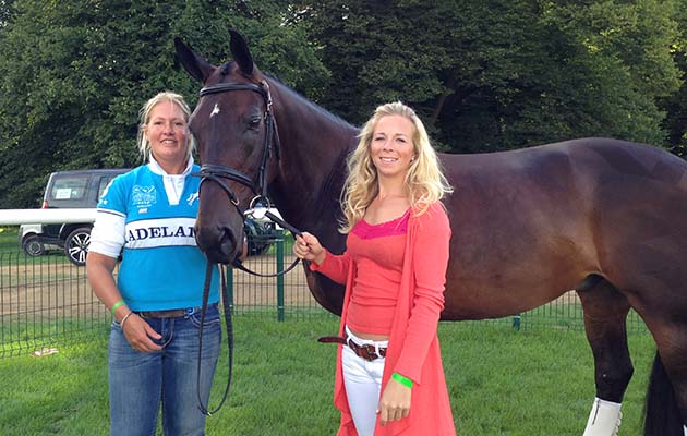 Derby before the trot up with Alex Van Tuyll