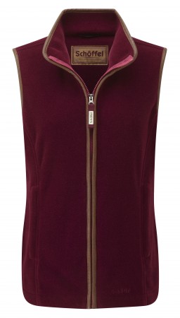 4. Lyndon Fleece Gilet Ruby £129.95[1]