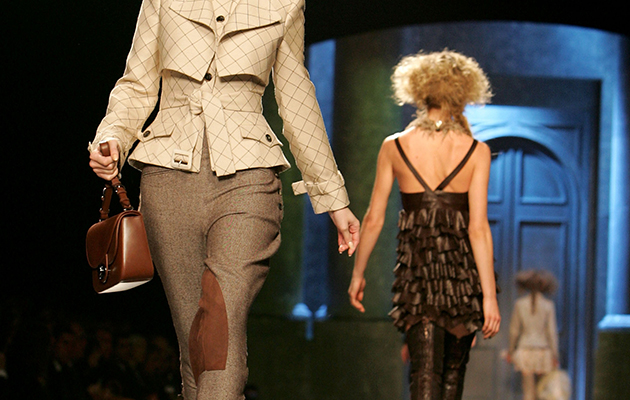 PARIS - MARCH 05: A model walks the runway during the Christian Dior Ready to Wear show as part of the Paris Womenswear Fashion Week Fall/Winter 2011 at Espace Ephemere Tuileries on March 5, 2010 in Paris, France. (Photo by Tony Barson/WireImage) *** Local Caption ***