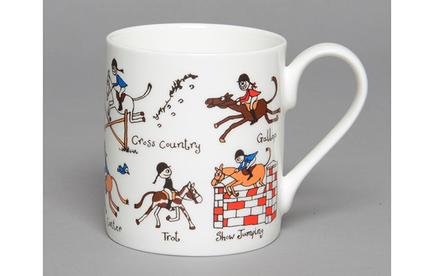 Fine Bone China Eventing Mug