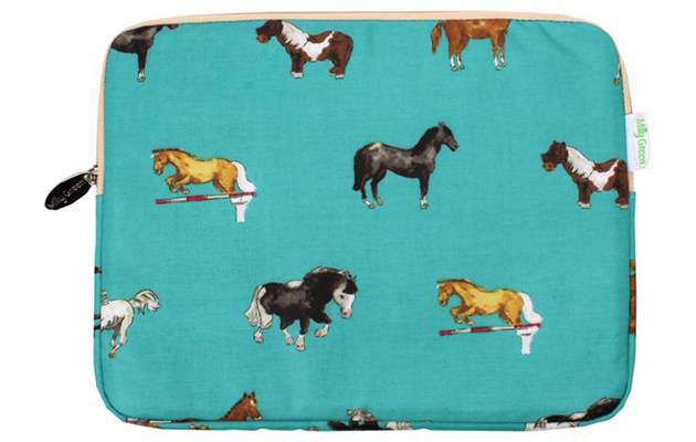 Milly Green Horses iPad Case