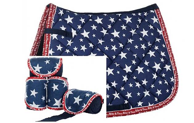 bibi & tina saddlecloth stars and bandage set-800x800