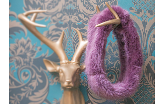 headbands Plumandivory faux fur Headband Aubergine A (2) (2)