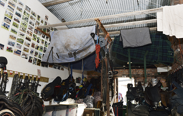 Rug drier at Sarah and Simon Parker and the team at Glebe Farm in Bronington near Whitcurch in Shropshire, UK on the 1st March 2016