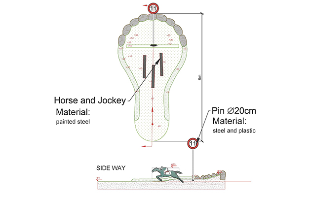 Jockey on horse