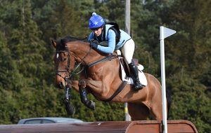 Alice Dunsdon riding FERNHILL PRESENT in the OI Section M, during the Barefoot Estate Burnham Market International Horse Trials at Sussex Farm near Burnham Market in Norfolk UK on 2nd April 2016