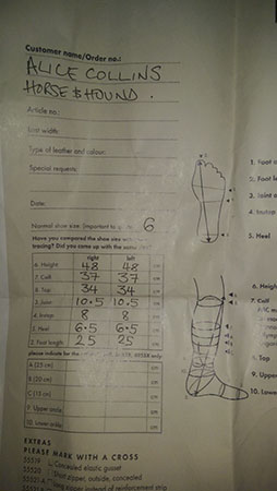 Cavallo boot measurements[1]