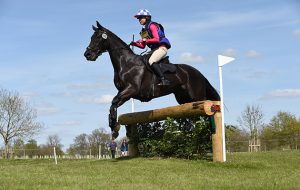 badminton horse trials grassroots championships Carrie Childs riding DONNER SARA B in the BE90 section of The Mitsubishi Motors Cup during The Mitsubishi Motors Badminton Horse Trials at Badminton in Gloucestershire, UK on 4th May 2016