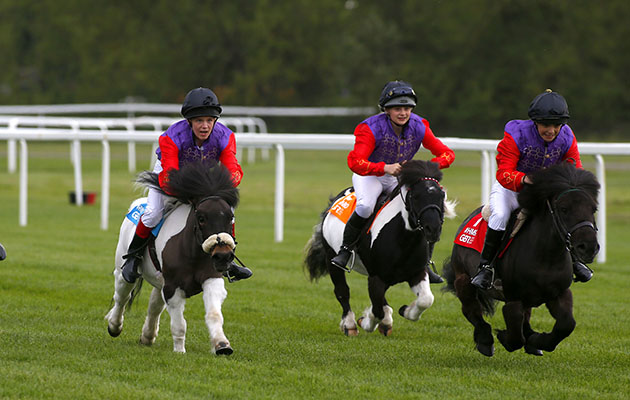 Riders get underway in the Royal Shetland Race