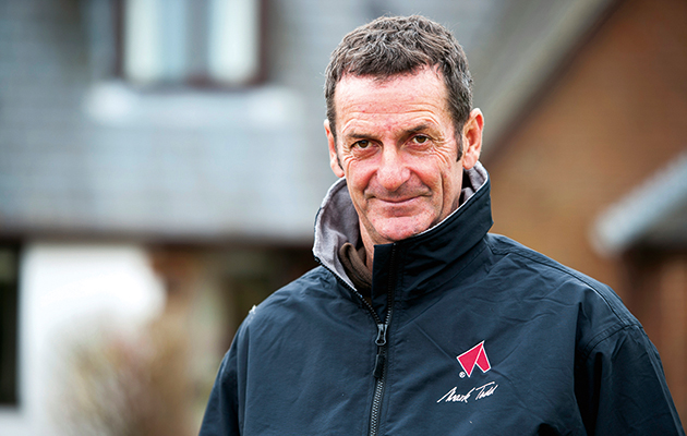 Mark Todd Feature Shoot with his horse Jack (grey) and his son James - Badgerstown, Wiltshire, United Kingom - 09 November 2012