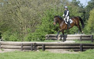 Ruth Starey rides Bee My King (Buzz) with trainer Francis Whittington at Littleton Manor