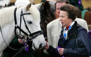 Princess Anne during a visit to Ambury Park in Auckland, to attend a session of riding for the disabled