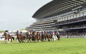 Today at Royal Ascot betting day five Platinum Jubilee Stake Runners in the Gold Cup pass the impressive grandstand