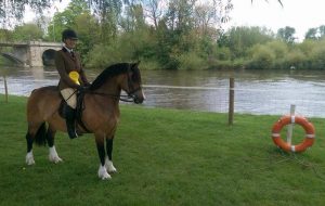 Chloe Chubb riding Bam at Royal Windsor