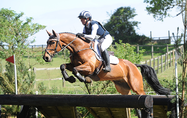 Caroline Powell (NZL) riding THORNFIELD JONES 3rd in OI Section K at the Poplar Park Horse Trails on 27 April 2014