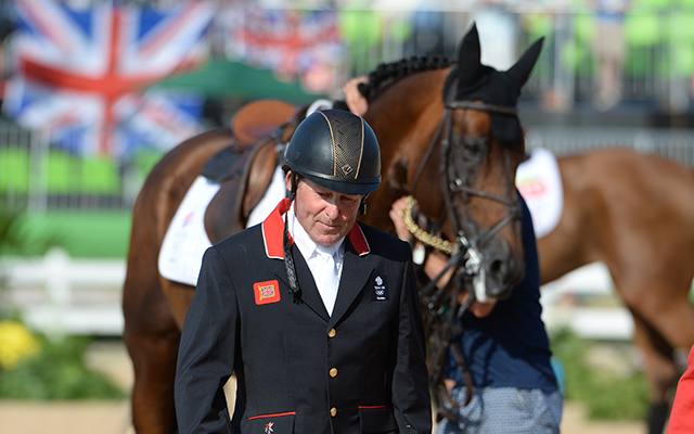 Nick Skelton GBR riding Big Star in the Individual Final of the Show Jumping  Competition at the Olympic Equestrian Centre in Deodoro near Rio, Brazil on 19th August 2016