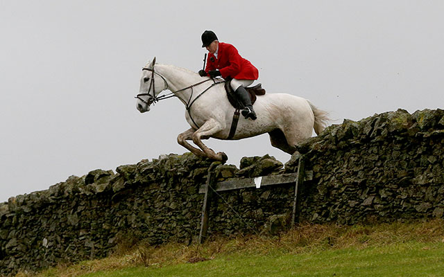 Olympic medal winner and former eventer Ian Stark gives the field a great lead out with the Duke of Buccleuch’s