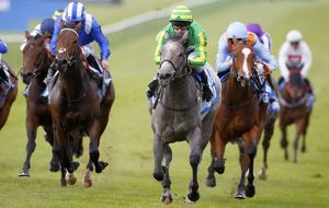 1,000 Guineas bets Mrs Danvers and Richard Kingscote (green and yellow) winning The Newmarket Academy Godolphin Beacon Project Cornmallis Stakes Newmarket 7.10.16 Pic Dan Abraham-racingfotos.com THIS IMAGE IS SOURCED FROM AND MUST BE BYLINED "RACINGFOTOS.COM"