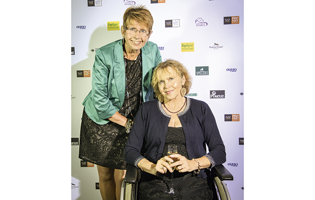 Paralympian Anne Dunham with Gill Hartley