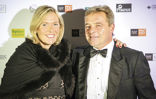 Showing producer Katie Jerram with Olympic eventer Chris Hunnable