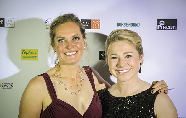 Dressage riders Anna Ross and Bobby Hayler