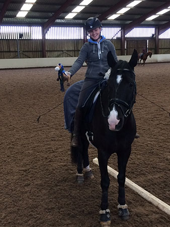 Sid and Paraberry training at Talland