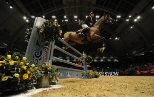 Scott Brash riding Hello M'Lady (GBR) winner of The Longines FEI World Cup presented by H&M at the Olympia International Horse Show at Olympia, London, UK; on 18 th December 2016 olympia horse show job