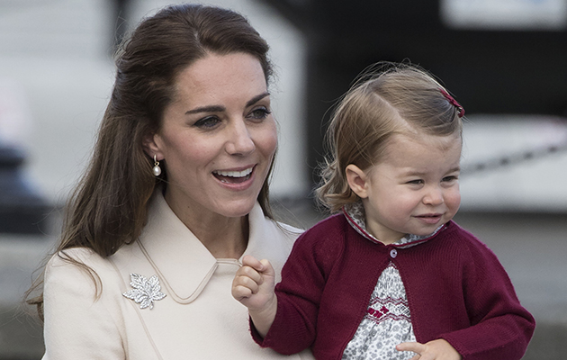 Mandatory Credit: Photo by REX/Shutterstock (6061828o) Catherine Duchess of Cambridge, Princess Charlotte The Duke and Duchess of Cambridge visit Canada - 01 Oct 2016 Victoria, Canada. Prince William, the Duke of Cambridge, the Duchess of Cambridge and their children Prince George and Princess Charlotte arrive to board a sea plane in Victoria Harbour, Canada at the end of the Royal Tour.