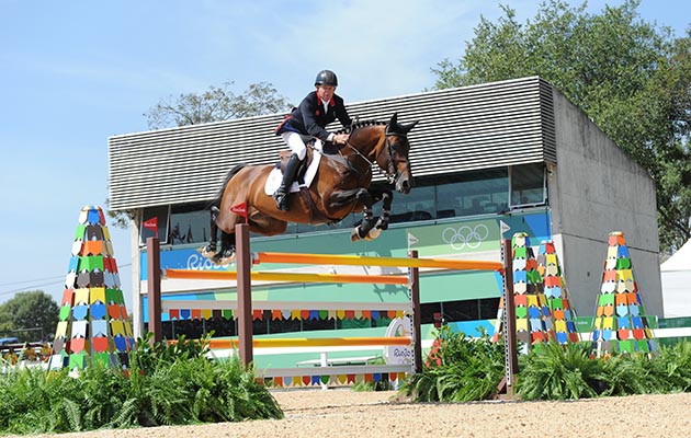 Nick Skelton GBR riding Big Star during the 2nd Qualifier for the individual Competition and the 1st round of the Team Jumping Competition at the Olympic Equestrian Centre in Deodoro near Rio, Brazil on 16th August 2016