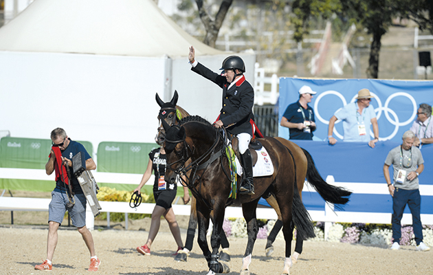 Nick Skelton GBR riding Big Star in the Individual Final of the Show Jumping Competition at the Olympic Equestrian Centre in Deodoro near Rio, Brazil on 19th August 2016