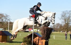 Vittoria Panizzon (ITA) riding BOROUGH PENNYZ in OI Section K, during the cross country phase of the Belton Park International Horse Trials held in Belton Park, near Grantham in Lincolnshire UK on the 2 April 2017