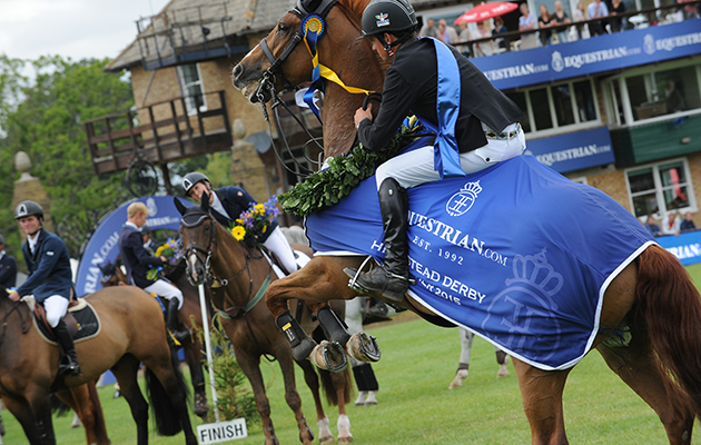 LOUGHNATOUSA W B Trevor BREEN naughty rearing rear prize giving