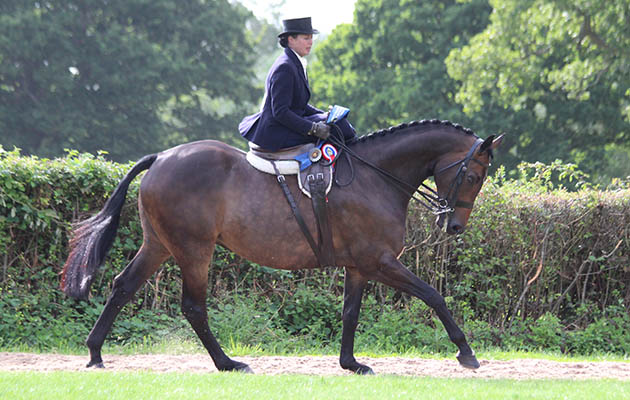 ladies hunter winner Jenna Tyldesley & Rehy Horizon IMG_1900