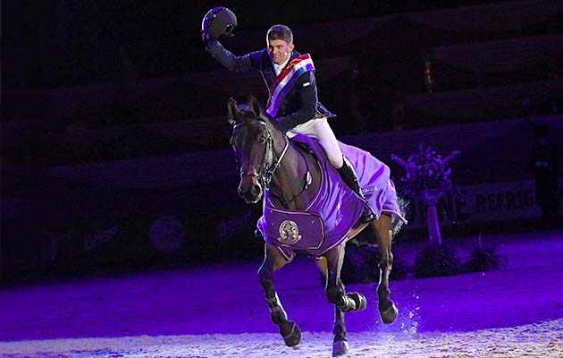 GOLVERS HILL ridden by Nigel Coupe in the International Leading Showjumper of the Year during The Horse of the Year Show at the NEC near Birmingham, UK between 4th - 8th October 2017
