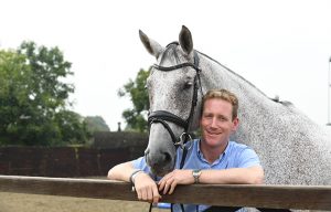 Oliver Townend (GBR) with Ballaghmor Class, at Oliver's stables at Gadlas Farm in the village of Dudleston Heath near Ellesmere in Shropshire UK between 26th September 2017