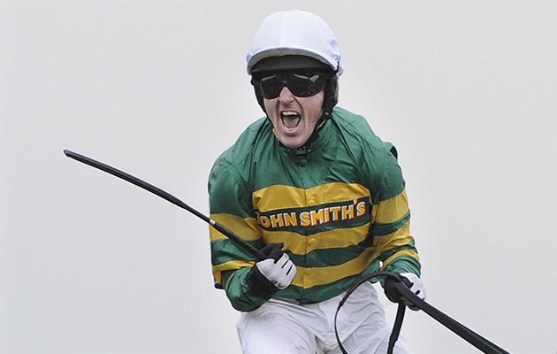 Mandatory Credit: Photo by David Ashdown/The Independent/REX/Shutterstock (2463828a) THE GRAND NATIONAL AT AINTREE. TONY McCOY WINS ON DON'T PUSH IT. 10/4/2010. THE GRAND NATIONAL AT AINTREE. TONY McCOY WINS ON DON'T PUSH IT. 10/4/2010.