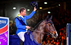 Longines FEI World Cup™ Jumping Leipzig Winners Christian Ahlmann GER and Taloubet Z Photo FEI/Daniel Kaiser