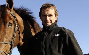 AP McCOy at Jonjo O'Neil's yard with Not a Bob