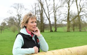 Badminton cross-country Mary King